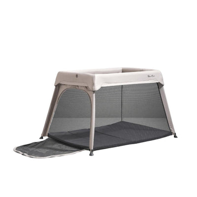 Berço Portátil Silver Cross Sleep & Go Stone - Acesso Através De Um Zíper